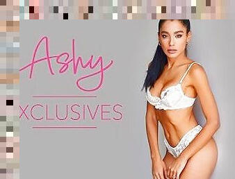 Stunning Lingerie Model wears Short Black Dress in Sunrise Photoshoot  ASHY EXCLUSIVES