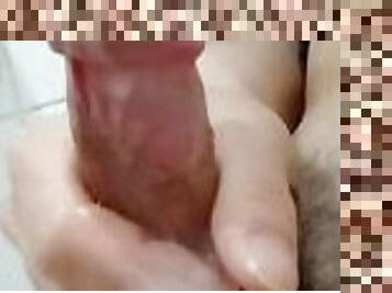 handjob cumming cock