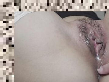 berambut, orgasme, vagina-pussy, amatir, jenis-pornografi-milf, ibu, pasangan, sudut-pandang, ibu-mother, basah