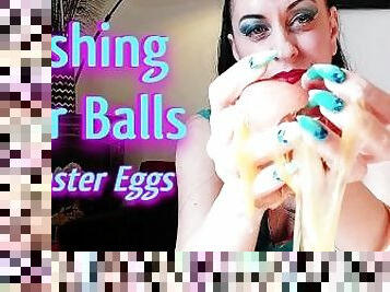 Crushing Your Balls Like Easter Eggs - Lady Bellatrix in fingernail fetish Femdom pov (teaser)