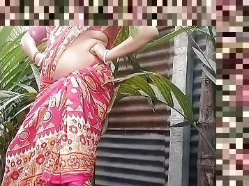 Bengali Desi Bhabhi Outdoor Chudai Devar Ke Saath red Saree main (Official Video By Villagesex91 ) 