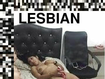 Two beautiful girls have lesbian sex