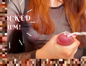 orgasme, amatir, cumshot-keluarnya-sperma, handjob-seks-dengan-tangan-wanita-pada-penis-laki-laki, sperma, dominasi-perempuan-dalam-sex, menggoda