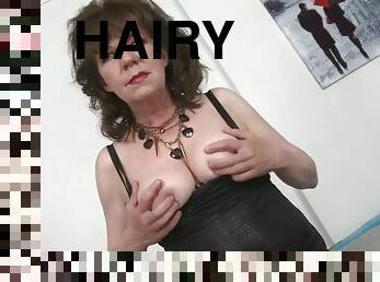 Harrietta - Hairy Older Lady Doing Her Toyboy