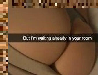 Cheating Guy fucks horny Roommate on Snapchat