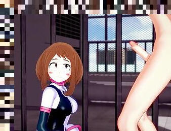 My Hero Academia Hentai - Ochaco Rooftop Orgasm