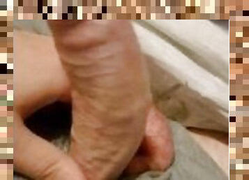 mastubasi, amatir, penis-besar, handjob-seks-dengan-tangan-wanita-pada-penis-laki-laki, kotor, sudut-pandang, italia, seorang-diri, penis