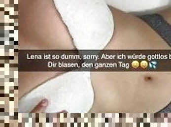 Freund betrügt seine Freundin auf Snapchat mit Ihrer besten Freundin und creampied Sie in den Arsch