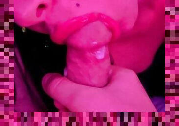 Fucked hot and let her suck cum off my cock