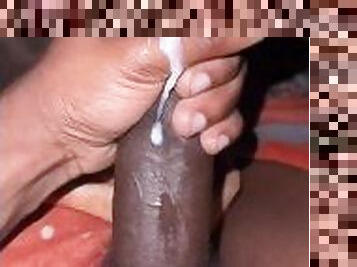 Big black dick nutting