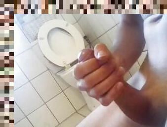 Masturbating in bathroom