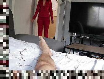 Stepmom Catches Me Jerking Offf And Fucks Me