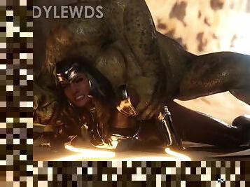 Wonder Woman Captured By An Orc Injustice 2