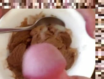 BJBarbee loves ice cream with hot cum topping!