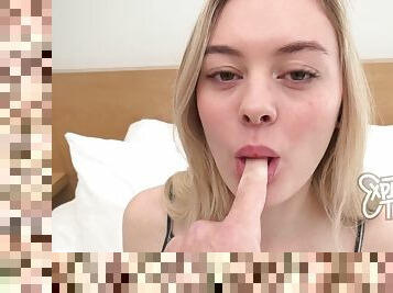 Amber Moore hot teen POV sex