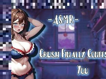 ASMR [EroticRP] Crush Finally Confesses To You [F4A/Binaural]