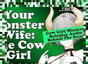 F4A - LETS MAKE MILK - VA Makes SFX w_ You! - Your Monster Wife_ The Cow Girl - Behind the Scenes