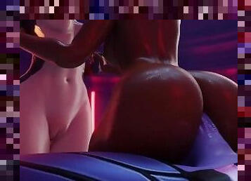 Futa Widow x Pharah and Mercy (VA/SFX by Andrastae, PixieWillow & KaliethVA) taker pov