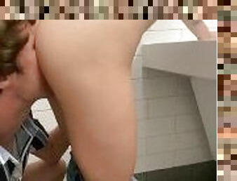 Cute Teen Girl Getting Hardfuck Infront Of Public SInk
