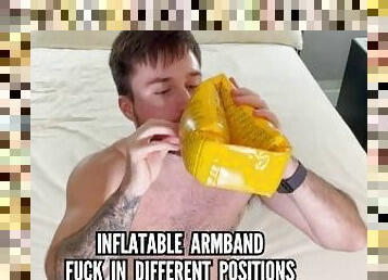 Inflatable armband Fuck in different positions