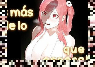 ALUMNA TIERNA CHUPA EL PENE CALIENTE DEL PROFESOR... asmr espaol anime