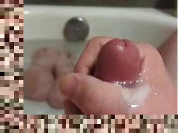 Bathing Cumshot