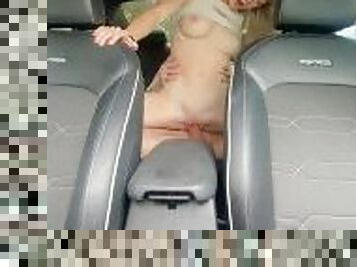 Step Sister Begged To Be Fucked Inside The Car