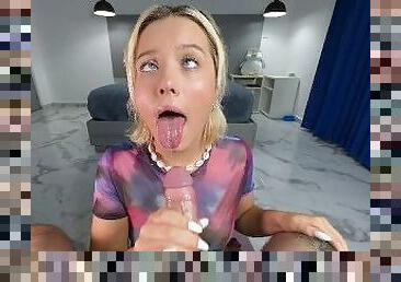 Ahegao. Ahegao girl. Ahegao cum in mouth. Webcam. Deepthroat gag. POV