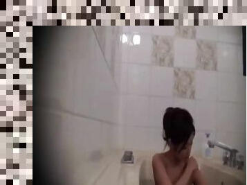 mandi, payudara-besar, ibu-dan-anak-laki-laki, jenis-pornografi-milf, ibu, jepang, mandi-shower