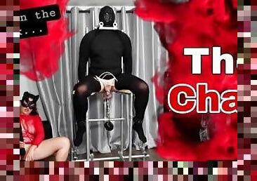 The Chair! Femdom CBT Ballbusting Ball Weight Discipline Spanking Bondage Real Homemade Amateur FLR