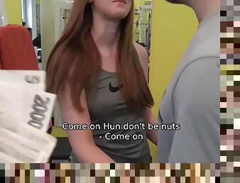 HUNT4K. Muscled bf watches how well-shaped teen girl cheats