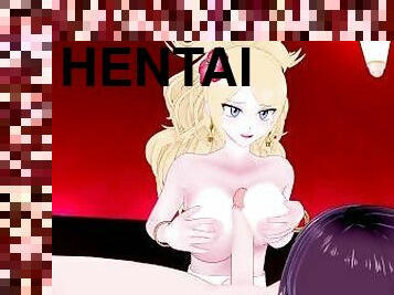 Jenny Realight and I have intense sex in a love hotel. - Fairy Tail Hentai