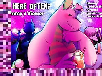 Cum Here Often?" You suck off a big pink alien! [Gummy x Viewer Audio]