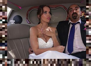 Latina bride fucks with her father-in-law before the wedding ceremony