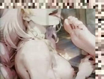 Mitsuri Foot Fetish from DEMON SLAYER - Jizz Tribute