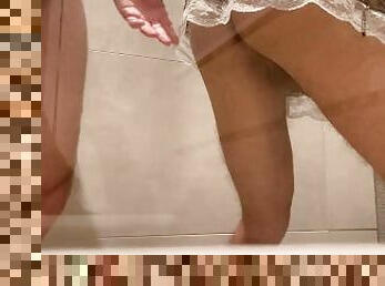 baignade, papa, amateur, énorme-bite, gay, arabe, lingerie, douche, pappounet, minet