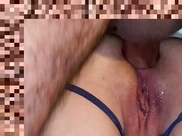 Wifes Sister Loves Anal Asked Me To Fuck Her Ass Hard So She Can Pee While I Was Pounding Asshole