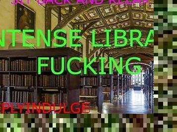 RISKY PUBLIC SEX IN A LIBRARY (ASMR AUDIO) INTENSE DIRTY PUBLIC FUCKING