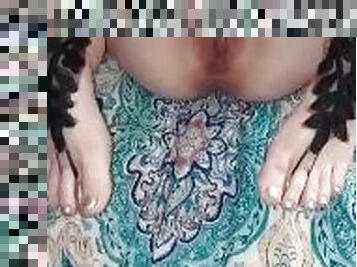 alat-kelamin-wanita, kurus, isteri, amateur, interracial, creampie, pasangan, kaki, perempuan-murah-slut, merangkap