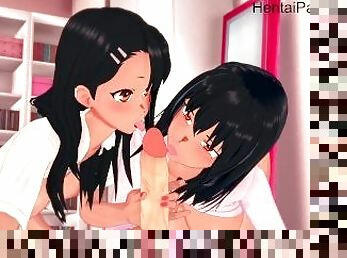 Threesome Hayase x Misaki Nagatoro-san Hentai Uncensored