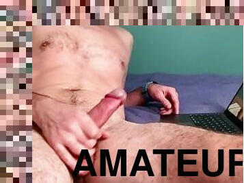 masturbation, orgasme, amateur, mature, ejaculation-sur-le-corps, énorme-bite, gay, branlette, française, solo