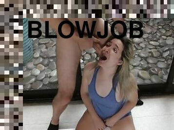 Blowjob and something more in a tropical hotel